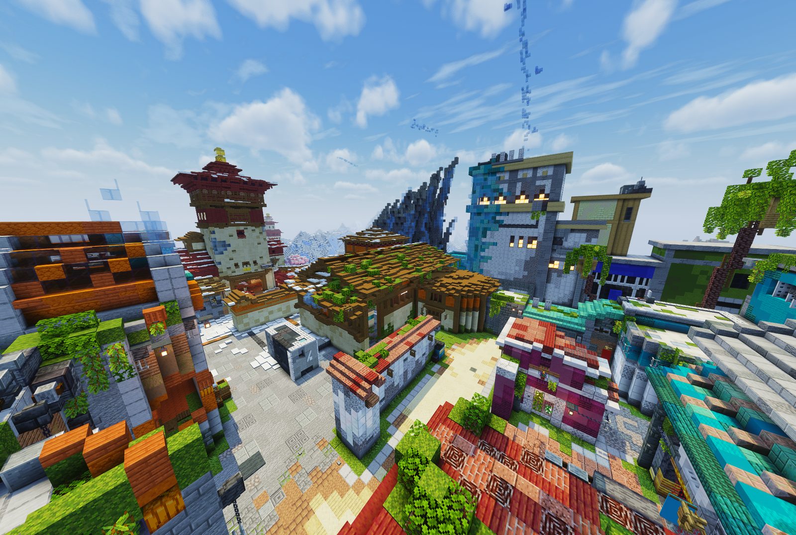 Capture the Flag — village center