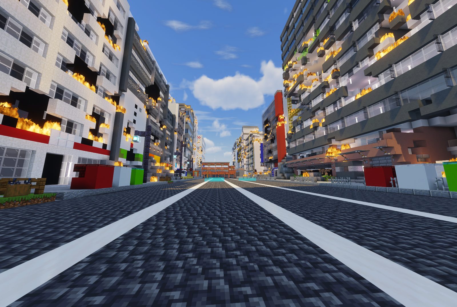 Tutorial — the destroyed-city sequence